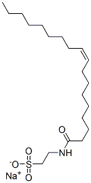 sodium (Z)-2-[(1-oxo-9-octadecenyl)amino]ethanesulphonate 结构式