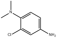 2-氯-1-N,1-N-二甲基苯-1,4-二胺 结构式