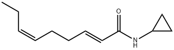 N-CYCLOPROPYL-TRANS-2-CIS-6-NONADIENAMIDE 结构式