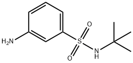 N-叔丁基-3-氨基苯磺酰胺 结构式