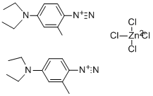 4-二乙氨基-2-甲苯重氮氯化物 氯化锌复盐 结构式