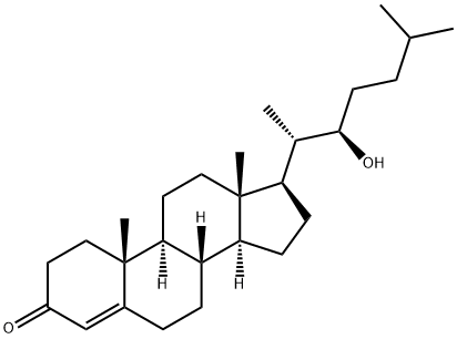 22-hydroxycholest-4-en-3-one 结构式