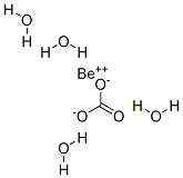 Beryllium carbonate tetrahydrate. 结构式