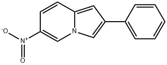 6-Nitro-2-phenylindolizine 结构式