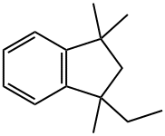 1-ethyl-1,3,3-trimethylindan 结构式