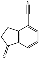 2,3-二氢-1-氧代-1H-茚-4-甲腈 结构式
