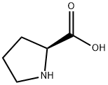 DL-脯氨酸 结构式