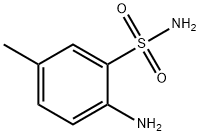 2-氨基-5-甲基苯磺酰胺 结构式
