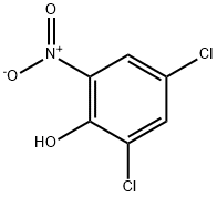 2,4-二氯-6-硝基苯酚 结构式
