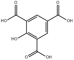 1-羟基苯-2,4,6-三羧酸 结构式
