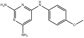 N4-(4-methoxyphenyl)pyrimidine-2,4,6-triamine 结构式