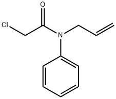 2-氯-N-苯基-N-丙-2-烯基-乙酰胺 结构式