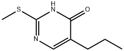 4(1H)-Pyrimidinone, 2-(methylthio)-5-propyl- 结构式