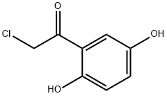 2-氯-1-(2,5-二羟基苯基)-乙酮 结构式