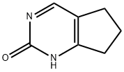 2H-Cyclopentapyrimidin-2-one, 1,5,6,7-tetrahydro- (9CI) 结构式