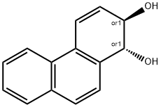 TRANS-1,2-DIHYDROXY-1,2-DIHYDROPHENANTHRENE 结构式