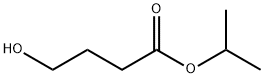 Butanoic acid, 4-hydroxy-, 1-Methylethyl ester 结构式