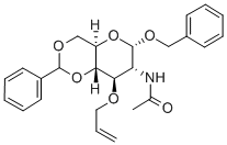 Benzyl 2-acetamido-3-O-allyl-4,6-O-benzylidene-2-deoxy-a-D-glucopyranoside