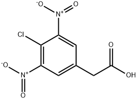 4-CHLORO-3,5-DINITROPHENYLACETIC ACID 结构式