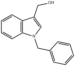 N-苄基-3-吲哚甲醇 结构式