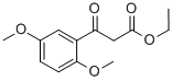 3-(2,5-二甲氧苯基)-3-氧代丙酸乙酯 结构式