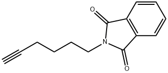 N-(5-己炔基)邻苯二甲酰亚胺 结构式