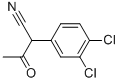 2-(3,4-二氯苯基)-3-氧代丁腈 结构式