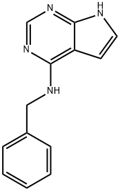 6-Benzylamino-7-deazapurine 结构式