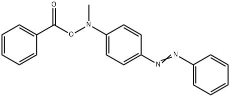 N-benzoyloxy-N-methyl-4-aminoazobenzene 结构式