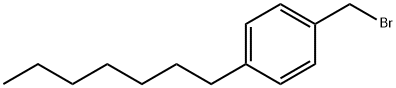1-(溴甲基)-4-庚基苯 结构式