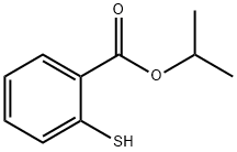 Benzoic acid, 2-Mercapto-, 1-Methylethyl ester 结构式