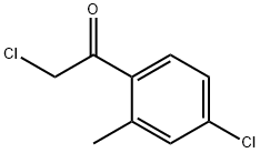 Ethanone, 2-chloro-1-(4-chloro-2-methylphenyl)- (9CI) 结构式
