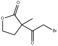 2(3H)-Furanone, 3-(bromoacetyl)dihydro-3-methyl- (9CI) 结构式