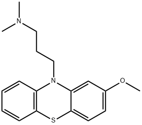 美索丙嗪 结构式