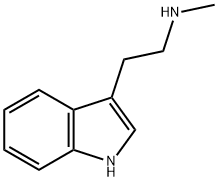 N(omega)-甲基色胺 结构式