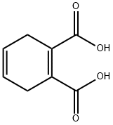 1,4-Cyclohexadiene-1,2-dicarboxylic acid 结构式