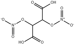 2,3-bis(nitrooxy)succinic acid  结构式