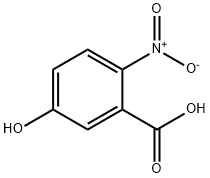 5-羟基-2-硝基苯甲酸 结构式