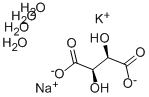 酒石酸钾钠水合物 结构式