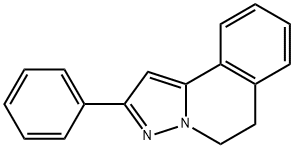 2-Phenyl-5,6-dihydropyrazolo[5,1-a]isoquinoline 结构式