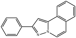 2-Phenylpyrazolo[5,1-a]isoquinoline 结构式