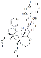 STRYCHNINE SULFATE PENTAHYDRATE 结构式