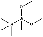 1,1-Dimethoxy-1,2,2,2-tetramethyldisilane 结构式