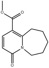 4-OXO-4,6,7,8,9,10-HEXAHYDRO-PYRIDO[1,2-A]AZEPINE-1-CARBOXYLIC ACID METHYL ESTER 结构式