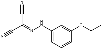 Propanedinitrile, [(3-ethoxyphenyl)hydrazono]- (9CI) 结构式