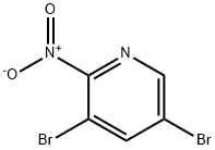 3,5-二溴-2-硝基吡啶 结构式