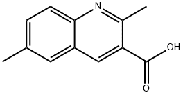 2,6-二甲基-3-喹啉羧酸 结构式