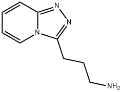 (3-[1,2,4]三唑并[4,3-A]吡啶-3-基丙基)胺盐酸盐 结构式