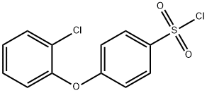 4-(2-氯苯氧基)苯磺酰氯 结构式