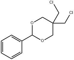 5,5-BIS(CHLOROMETHYL)-2-PHENYL-1,3-DIOXANE 结构式